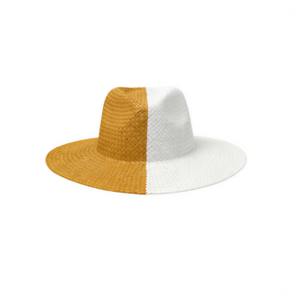 Gold and White Hat