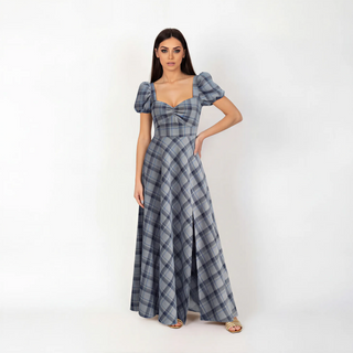 Nicky Ivory Plaid Model