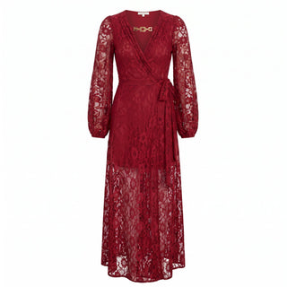 Catalina Black Lace Caftan